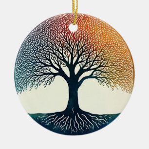 Tree of Life Ceramic Tree Decoration