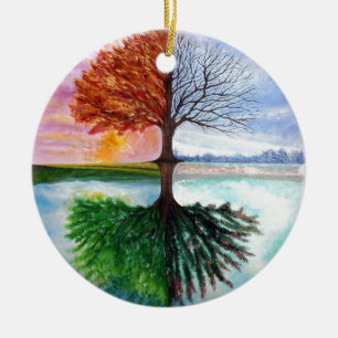 Tree of Life Ceramic Tree Decoration