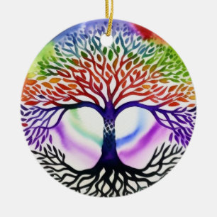 Tree of Life Ceramic Tree Decoration