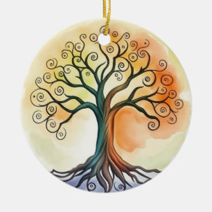 Tree of Life Ceramic Tree Decoration