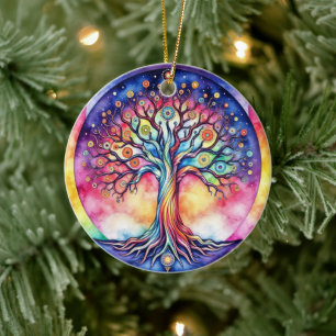Tree of Life Ceramic Tree Decoration
