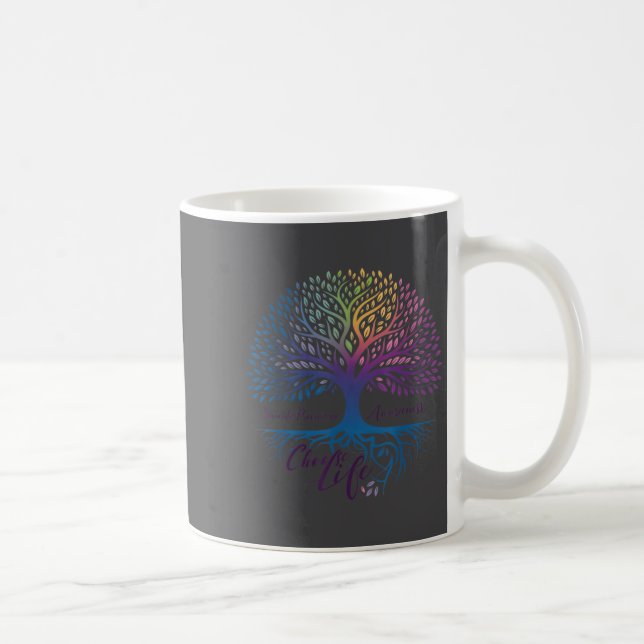 Tree Of Life Choose Life Suicide Prevention Awaren Coffee Mug (Right)