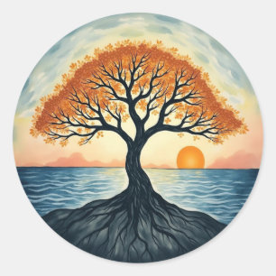 Tree of Life  Classic Round Sticker