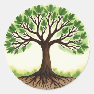 Tree of Life Classic Round Sticker