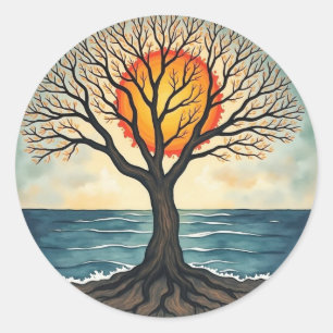 Tree of Life  Classic Round Sticker