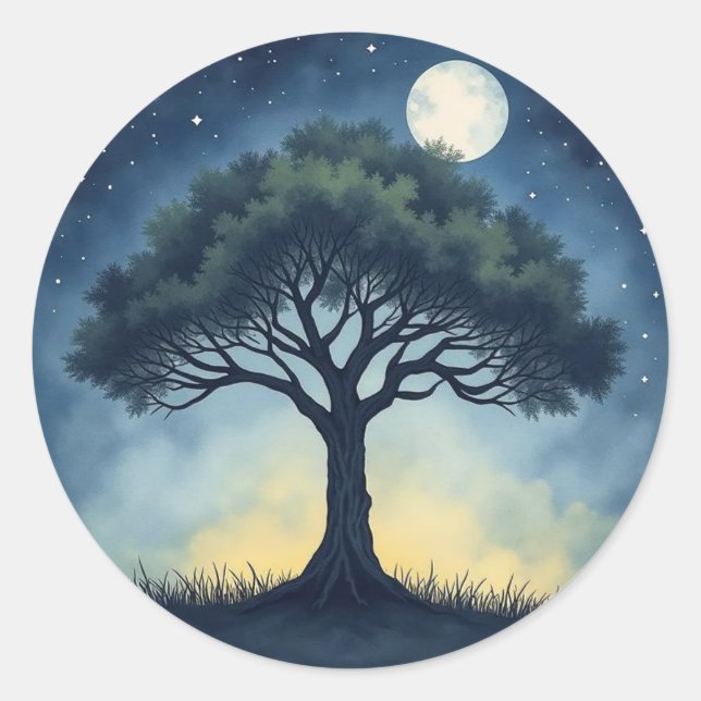 Tree of Life Classic Round Sticker (Front)