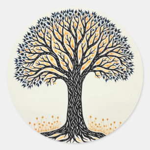 Tree of Life  Classic Round Sticker