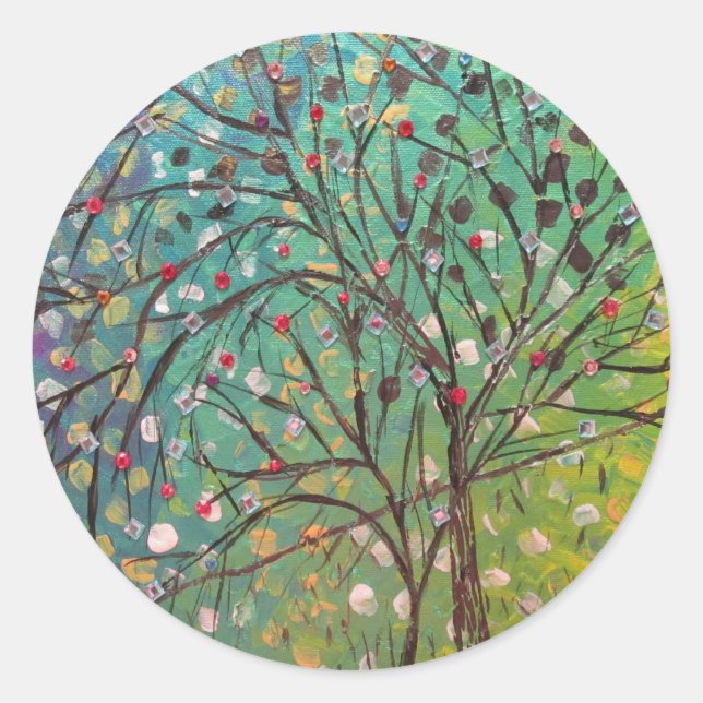 Tree of Life Classic Round Sticker (Front)