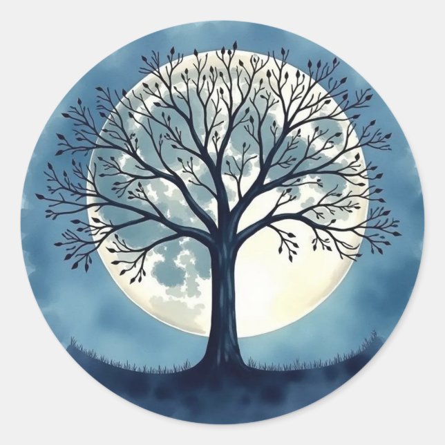 Tree of Life Classic Round Sticker (Front)