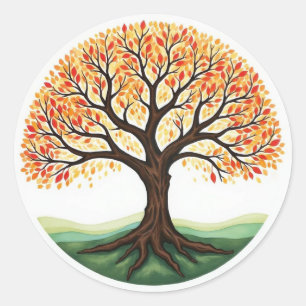 Tree of Life Classic Round Sticker