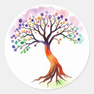 Tree of Life Classic Round Sticker