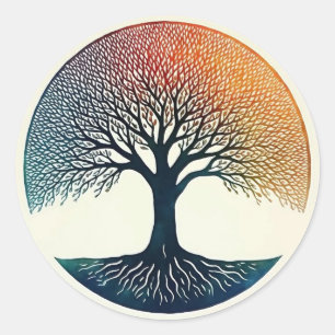 Tree of Life  Classic Round Sticker