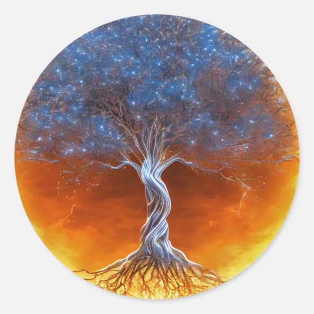 Tree of Life Classic Round Sticker (Front)