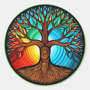 Tree of Life  Classic Round Sticker