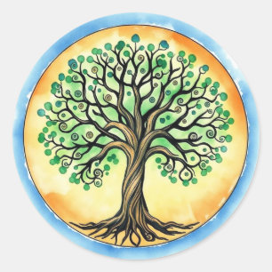 Tree of Life  Classic Round Sticker