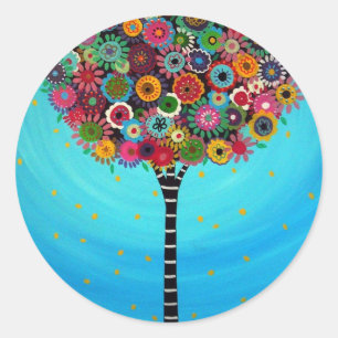 Tree of Life Classic Round Sticker