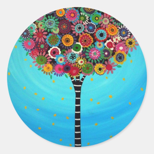Tree of Life Classic Round Sticker (Front)