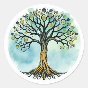 Tree of Life  Classic Round Sticker