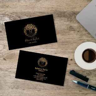 Tree of Life Coach Therapist Psychiatrist  Business Card