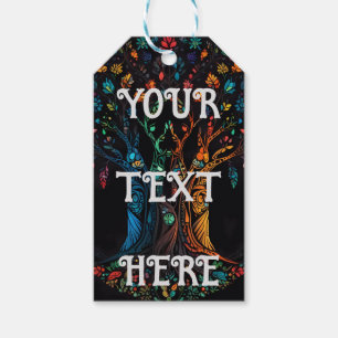 Tree of Life coloured Gift Tags