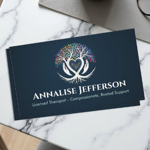 Tree of life - Compassion -Heart-Centered Support Business Card