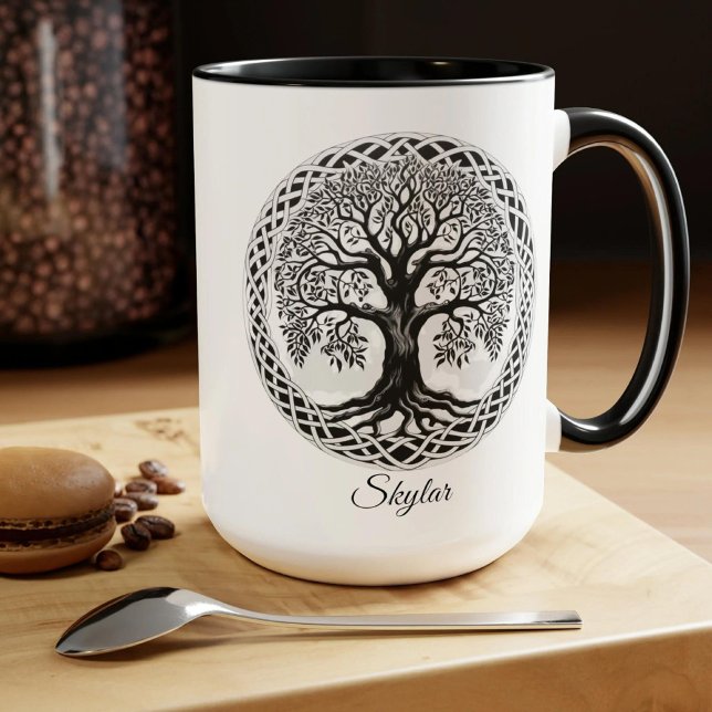 Tree of Life Custom Mug, Scottish Gifts Mug (Creator Uploaded)