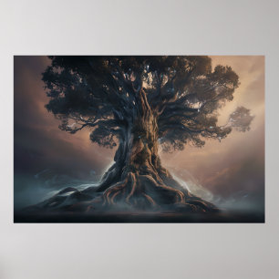 Tree of Life – Dawn Edition Fantasy Poster