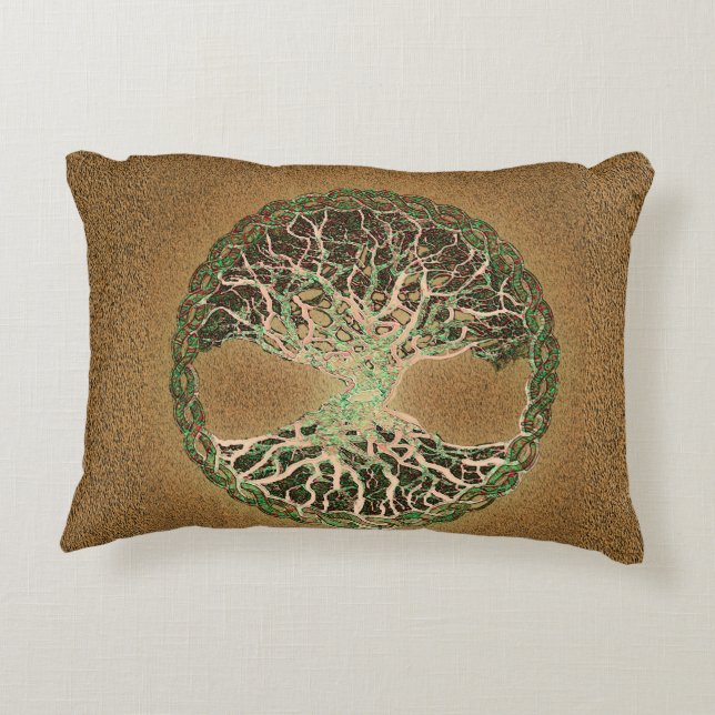 Tree of Life Decorative Cushion (Back)
