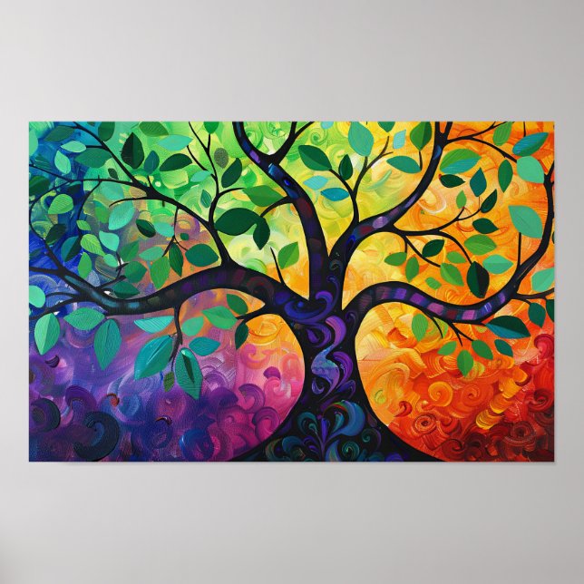 Tree of Life Design Poster (Front)