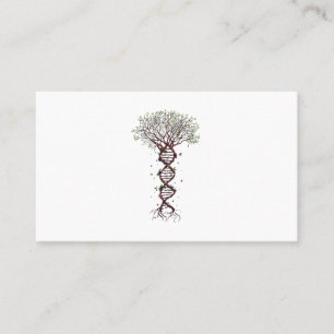 Tree of Life DNA Genetics Biology Environment Business Card