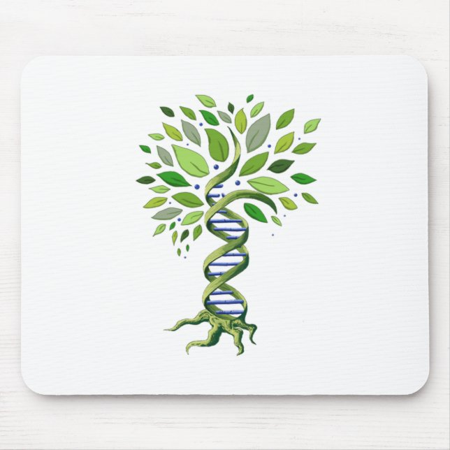 Tree of Life DNA Genetics Biology Environment Mouse Mat (Front)