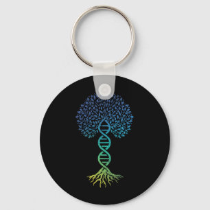 Tree Of Life Dna Science Genetics Earth Day Geneal Key Ring