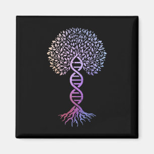 Tree Of Life Dna Science Genetics Earth Day Geneal Magnet