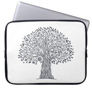 Tree Of Life Doodle Laptop Sleeve