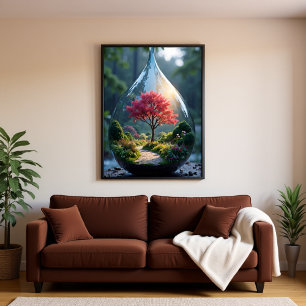 Tree of Life Enchanted Garden Mystical Nature Poster
