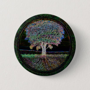 Tree of Life Excellence 6 Cm Round Badge