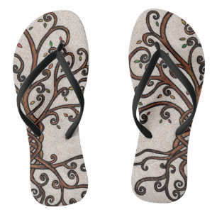 Tree of Life Flip Flops