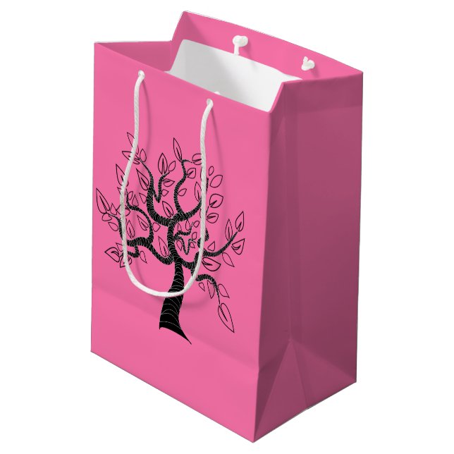 Tree of Life Gift Bag - Custom Colors (Back Angled)