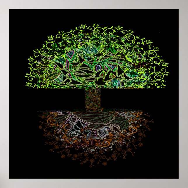 Tree of Life Glow Poster (Front)