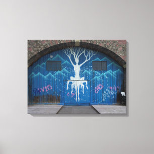 Tree Of Life Graffiti Canvas Print