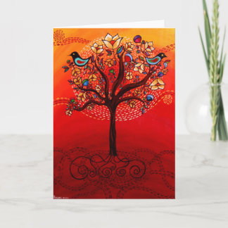 "Tree of Life" Greeting Card CatherineHayesArt
