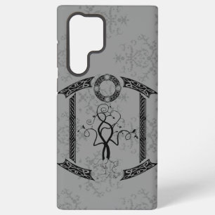 Tree of Life Grey Damascus Phone Case