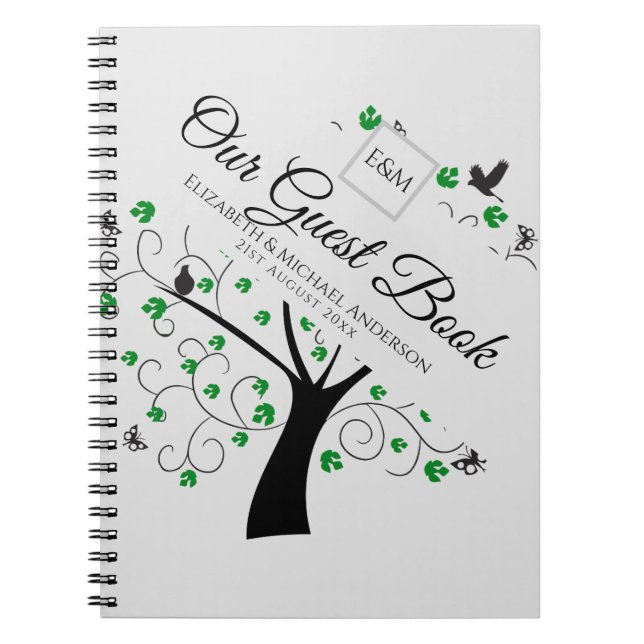 Tree of Life Guest Book Wedding Memorial Other (Front)