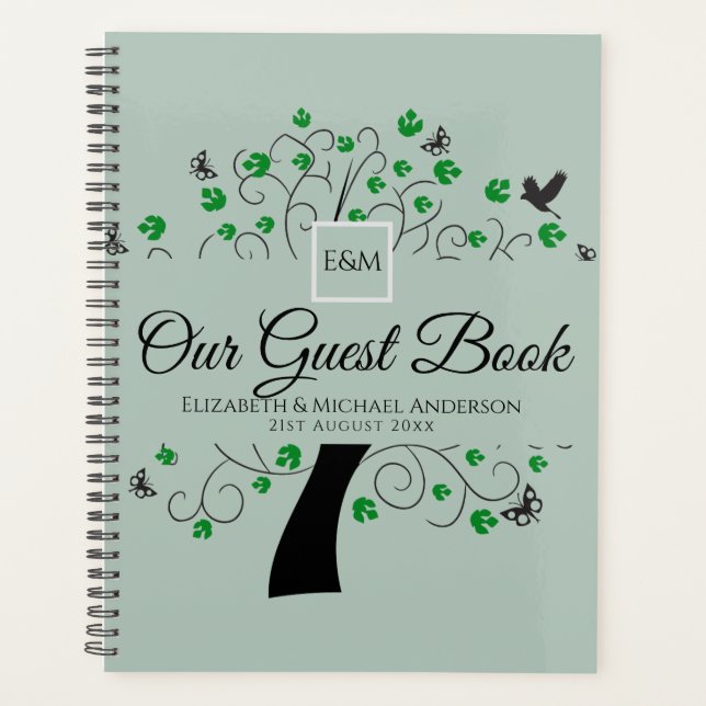 Tree of Life Guest Book Wedding Memorial Other Planner (Front)