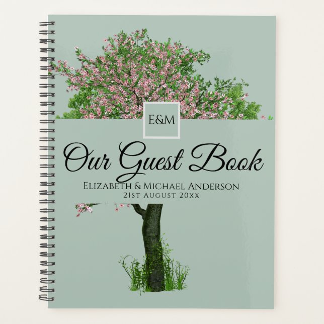 Tree of Life Guest Book Wedding or Memorial Other Planner (Front)