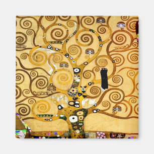 Tree of Life Gustav Klimt Nouveau Magnet