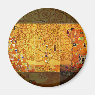Tree of Life Gustav Klimt Nouveau Magnet