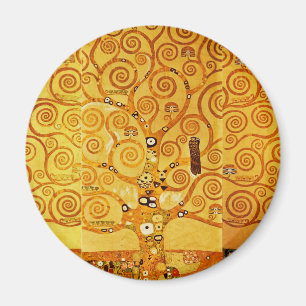 Tree of Life Gustav Klimt Nouveau Magnet