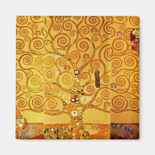 Tree of Life Gustav Klimt Nouveau Magnet