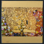 Tree of Life Gustav Klimt Nouveau Napkin<br><div class="desc">The Tree of Life (1909)  is a beautiful painting by Vienna Secessionist painter Gustav Klimt. Known for painting with pure gold,  his art is vibrant and fun. The Tree of Life's branches curl towards the heavens.</div>